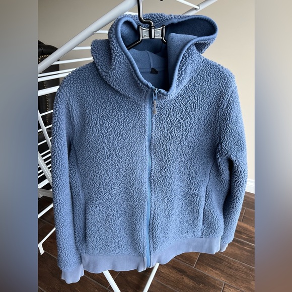 UNIQLO Teddy Full Zip Hooded Jacket - Picture 1 of 8